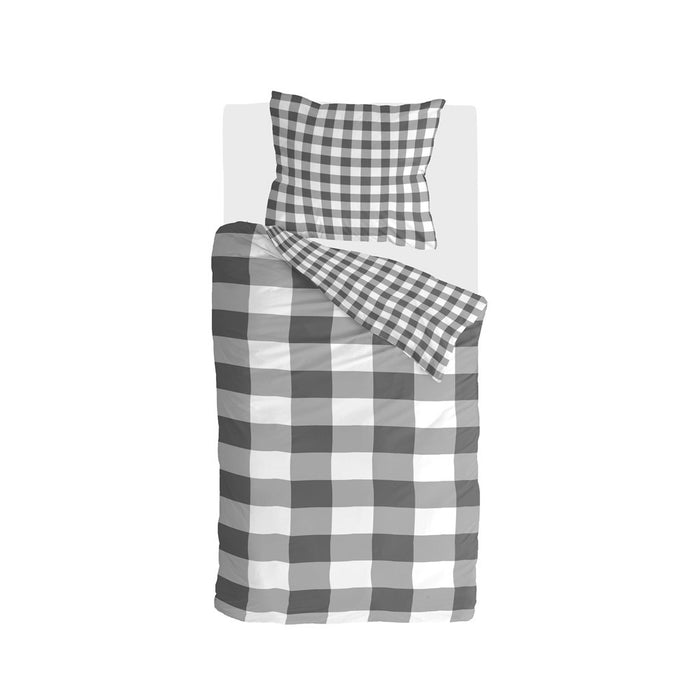 Byrklund - Dekbedovertrek Falsterbo - 140x220 - Grijs