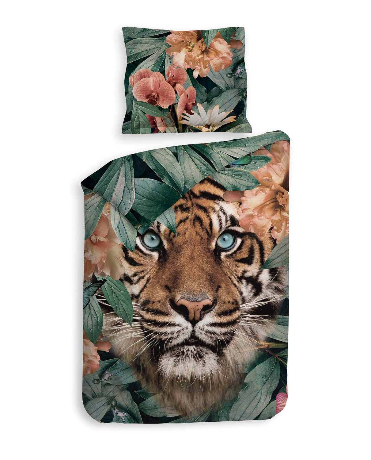 Heckett Lane Dekbedovertrek Katoen Twill Lionel - forest green