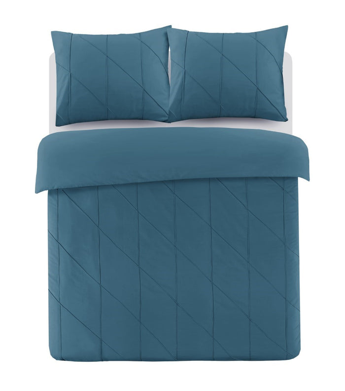 Papillon Canberra dekbedovertrek 140x200|220 cm petrol