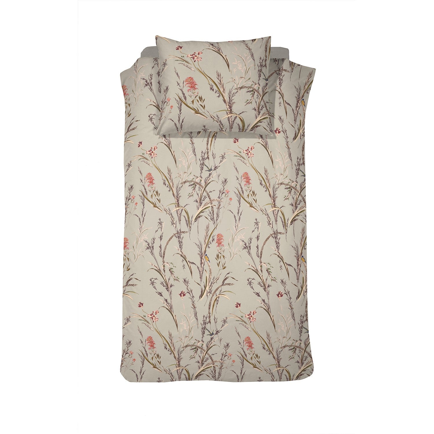 Cinderella Myrtle - Dekbedovertrek - Satijn - 140x200|220 cm - Sand
