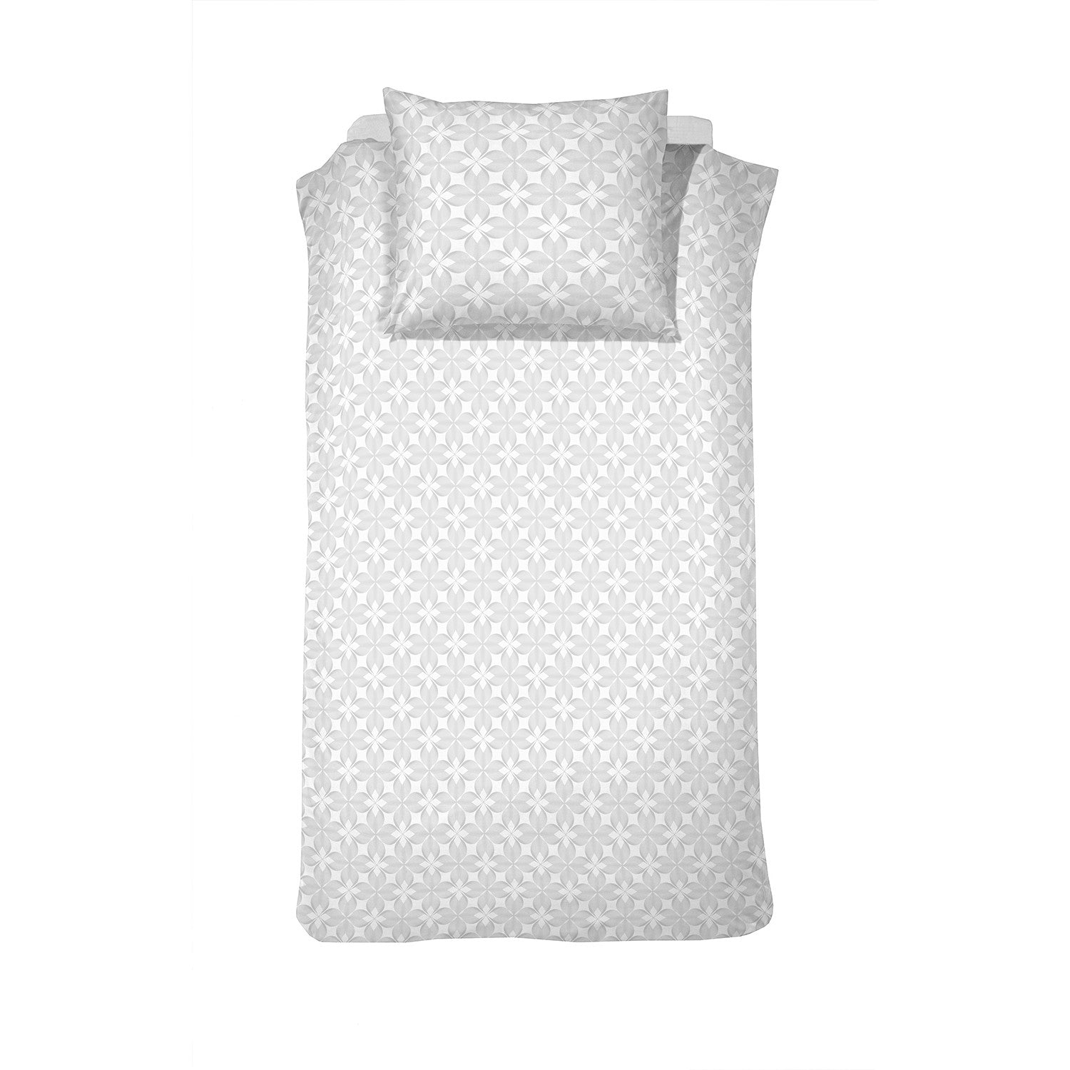 Cinderella Lilou - Dekbedovertrek - Satijn - 140x200|220 cm - White