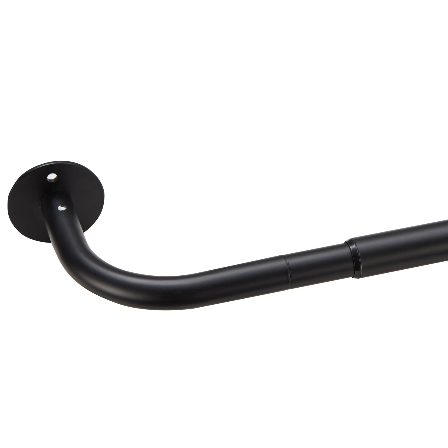 ACAZA Gordijnroede Zwart