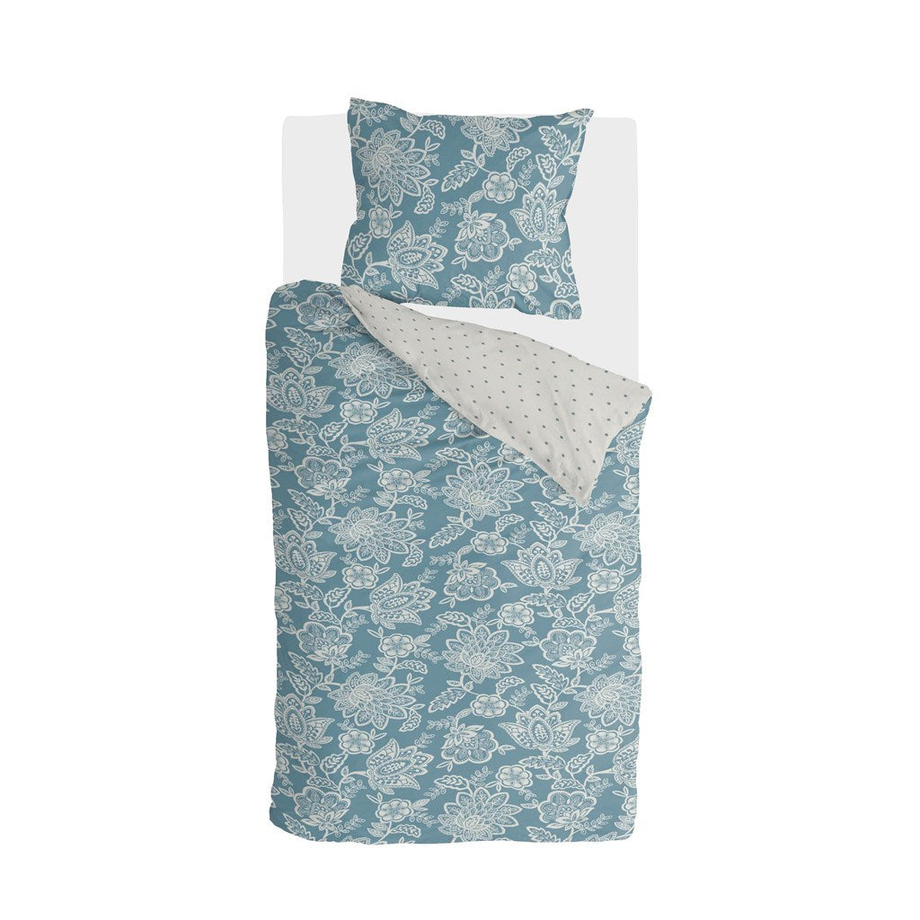 Walra - Dekbedovertrek Country Love - 140x220 - Petrol