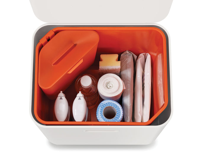 Joseph Joseph - Intelligent Waste Afvalemmer Totem Max 60 liter - Wit