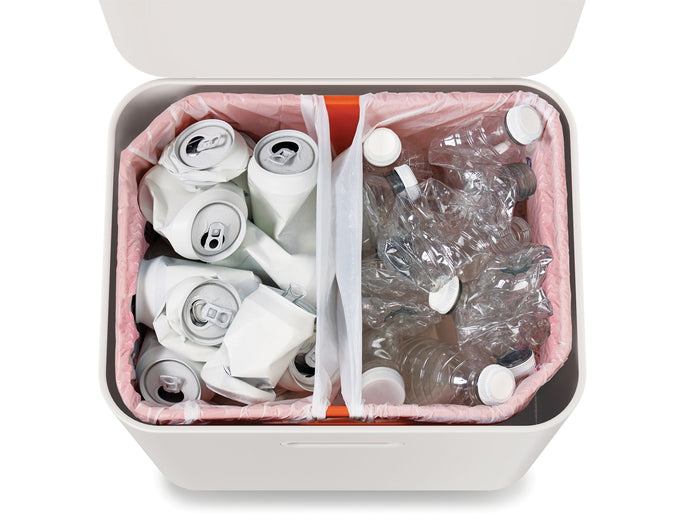 Joseph Joseph - Intelligent Waste Afvalemmer Totem Max 60 liter - Wit