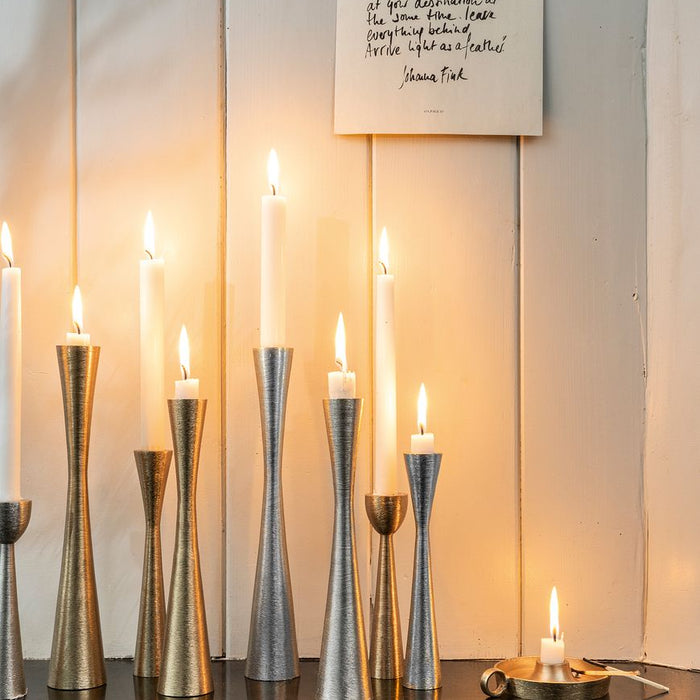 vtwonen Kandelaar - Woondecoratie - Zilver - 30cm