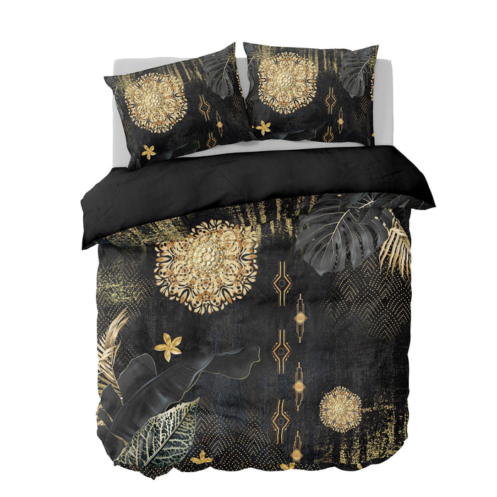 Y-NOT Palmbladeren Dekbedovertrek 140 x 240 cm