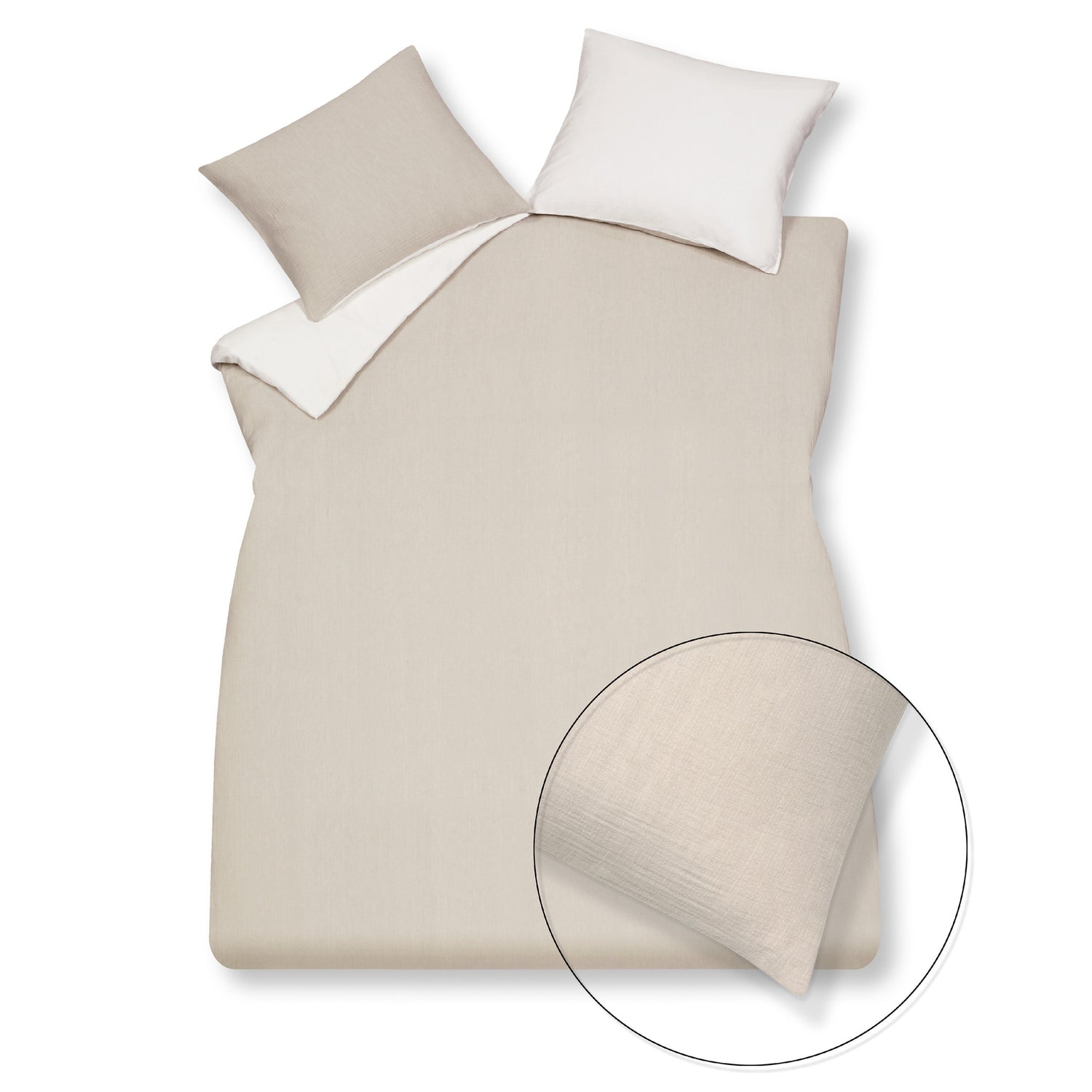Vandyck Dekbedovertrek HOME 88 Stone 200x220 cm (katoen)