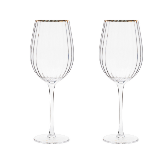 Riviera Maison Wijnglazen Set, Transparant - Les Saises - 2  stuks