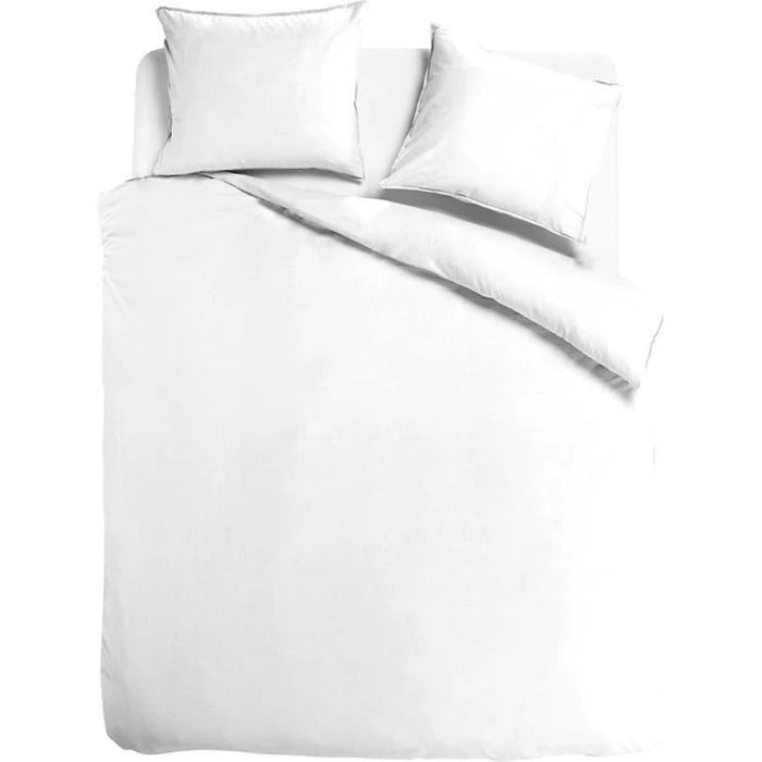 Dreamers Den gewassen Katoen Satijn TC300 White - 140x260cm