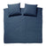 Damai Groove Dekbedovertrek 200 x 200|220 cm - Indigo