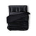Elegance Silk Dekbedovertrek Glans Satijn black