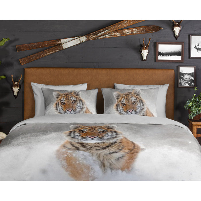 Good Morning Dekbedovertrek Katoen Fleur - green