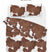 Zo Home Dekbedovertrek Katoen Zoran - bruin 240x200|220