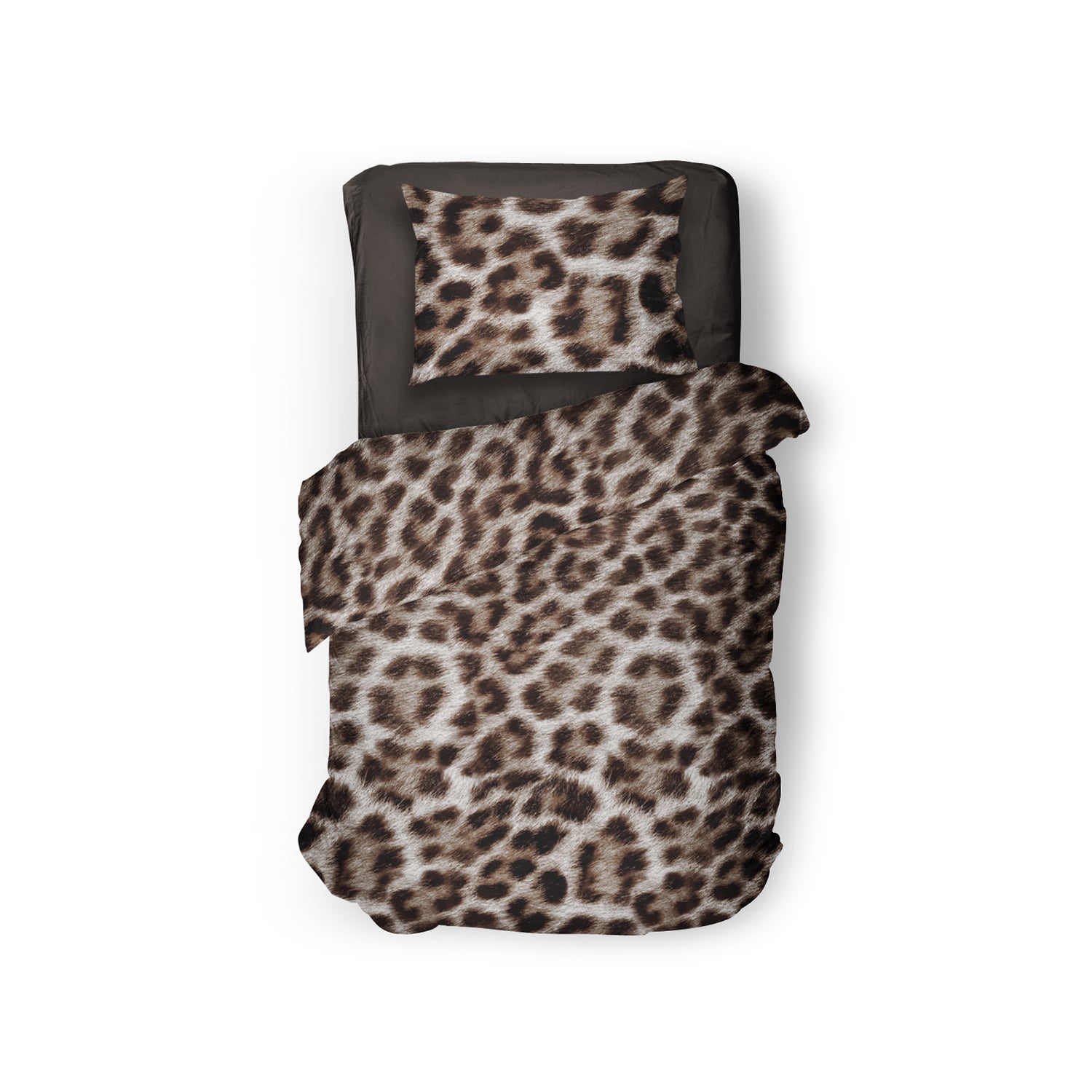 Elegance Dekbedovertrek Cher - bruin