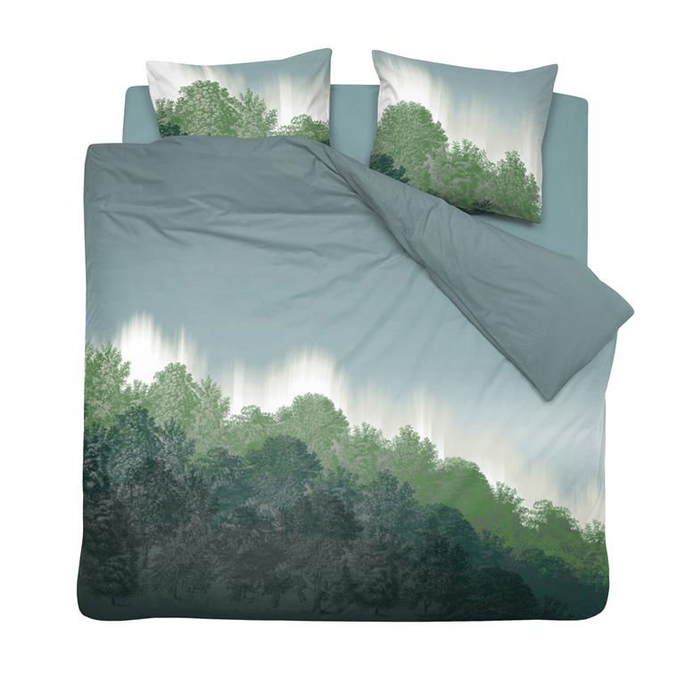 Cinderella Northern Light Dekbedovertrek 200 x 200|220 cm - Groen