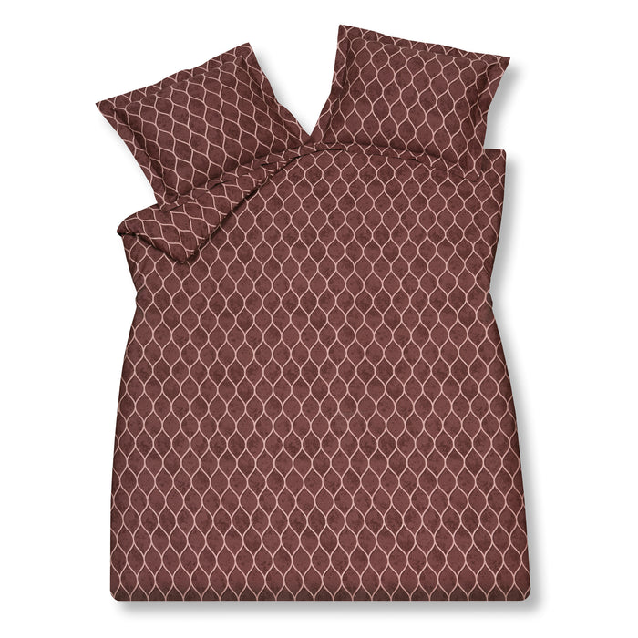 Vandyck - Dekbedovertrek SPLASH Cabernet 200x220 cm (satijnkatoen)