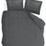 Walra - Dekbedovertrek Vintage Satin - 200x220 - Antraciet