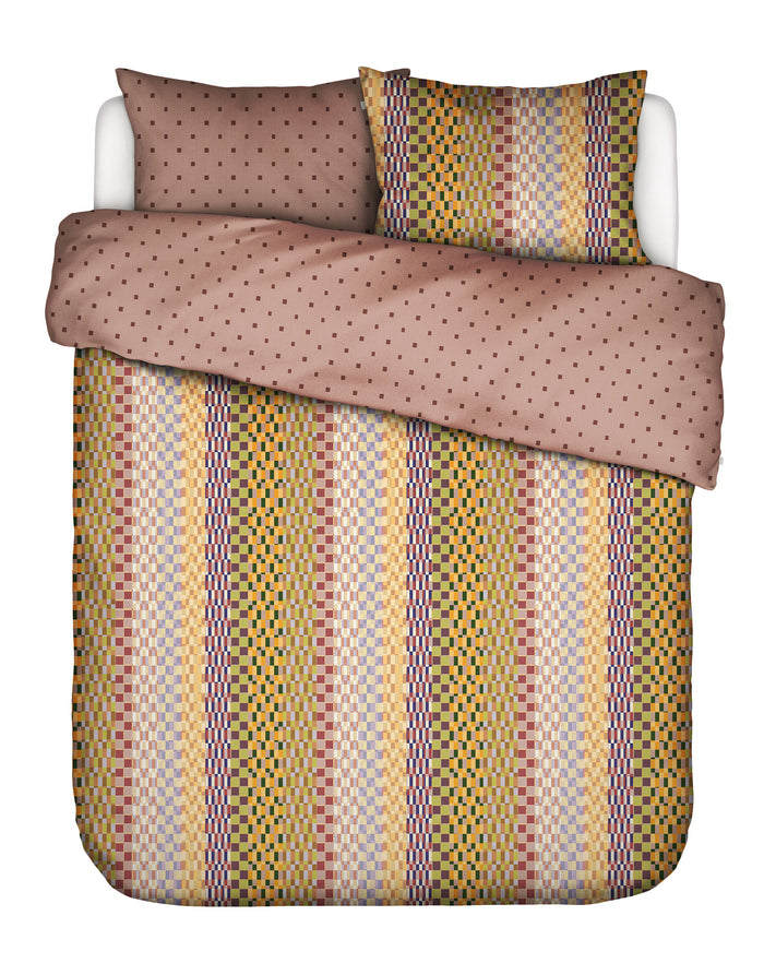 Essenza Stach Dekbedovertrek Antique pink 240 x 220 cm