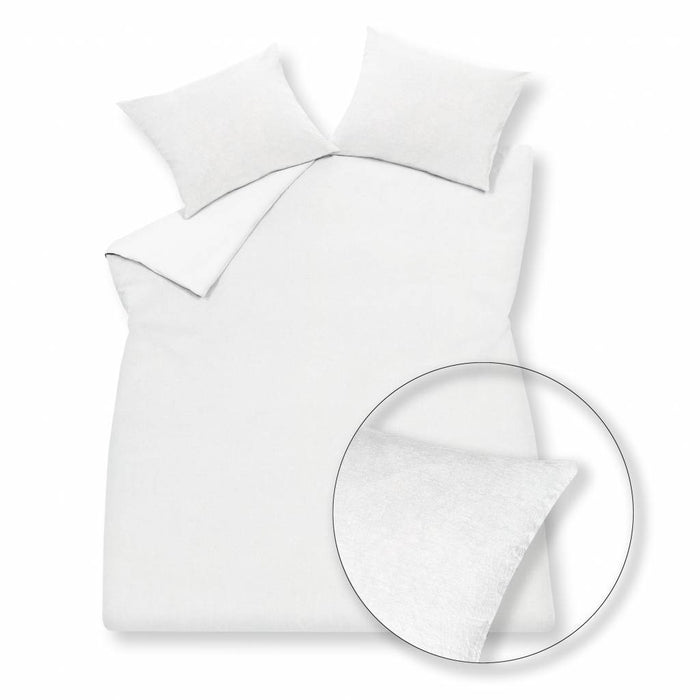 Vandyck - Dekbedovertrek PURITY 79 White 240 x 200|220 cm (linnen)