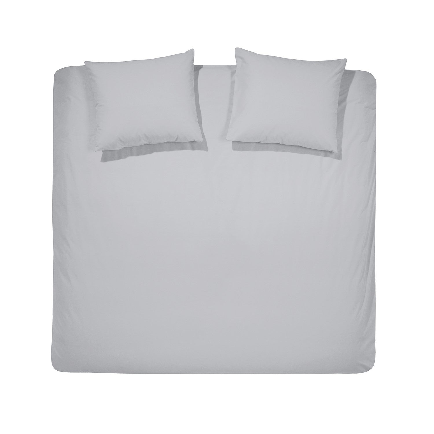 Damai Dekbedovertrek Bio Katoen Satijn - light grey 240x200|220cm