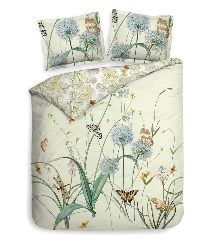 Heckett Lane Dekbedovertrek Katoen Satijn Lubin - off white