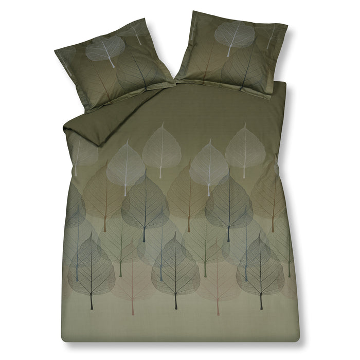 Vandyck Dekbedovertrek PLANTY Oak Green 240x220 cm (satijnkatoen)