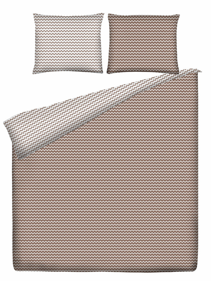 Ten Cate Katoenen Dekbedovertrek - 200x200|220 - Jazz Taupe Naturel