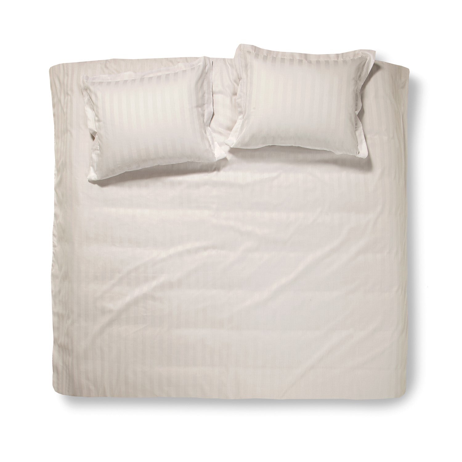 Damai Dekbedovertrek Katoen Satijn Streep Linea - ivory