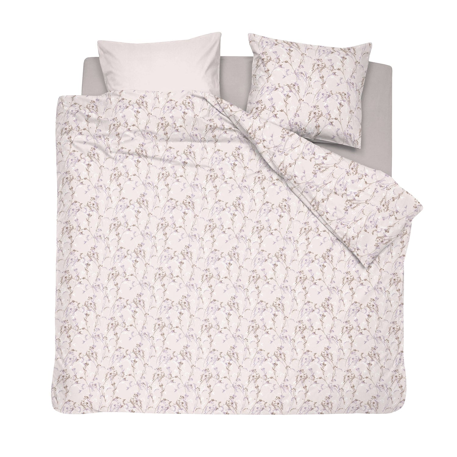 Cinderella dekbedovertrek Sprig - Katoen - 200x200|220 cm - Rose