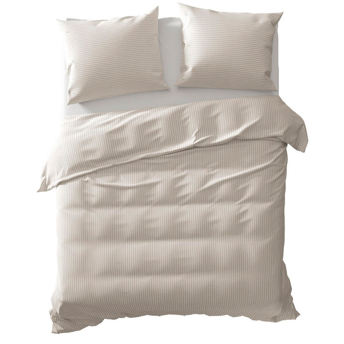 Yellow Dekbedovertrek Katoen Oxford naturel