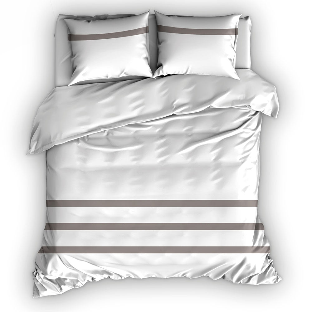 Italian Home Collection dekbedovertrek Deauville Antraciet-200x200|220