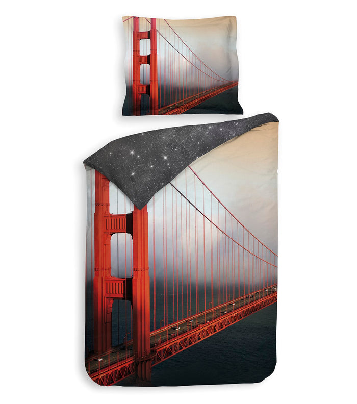 Heckett Lane Dekbedovertrek Katoen Satijn Monty - multi