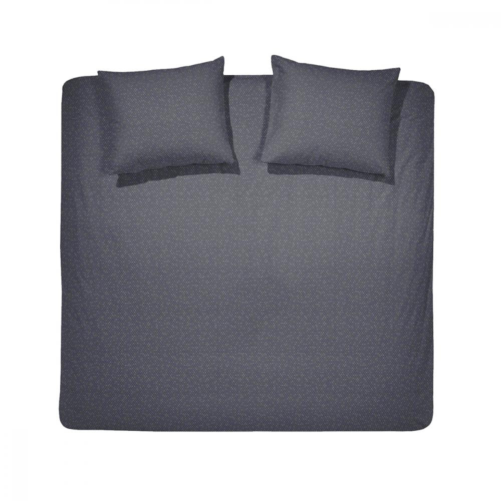 Damai Dekbedovertrek Katoen Scale steel blue