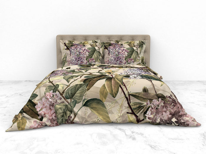 Heckett Lane Dekbedovertrek Katoen Satijn Jazmin - groen