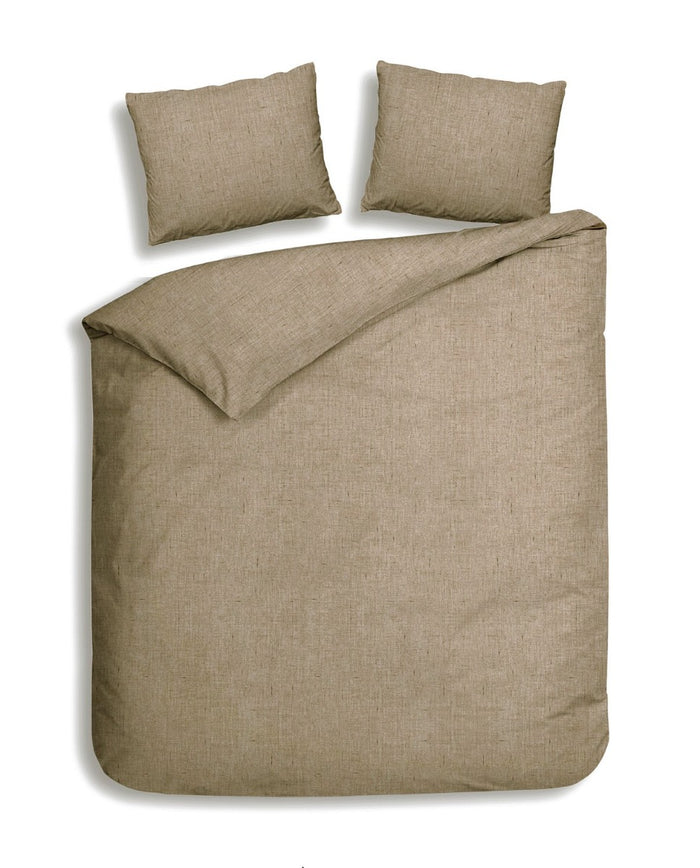 Heckett Lane Dekbedovertrek Flanel Franela - nomad sand