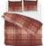 Zo Home Dekbedovertrek Flanel Marley - rio red