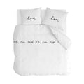 Walra - Dekbedovertrek Lively Love - 240x220 - Wit