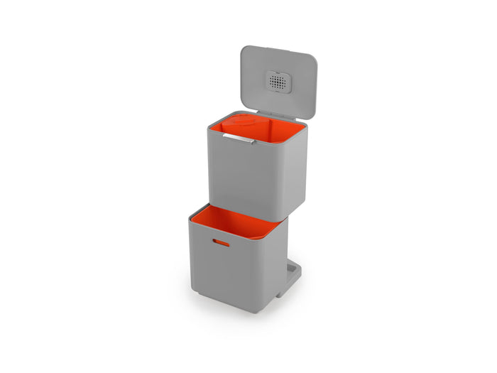 Joseph Joseph - Intelligent Waste Afvalemmer Totem Max 60 liter - Grij