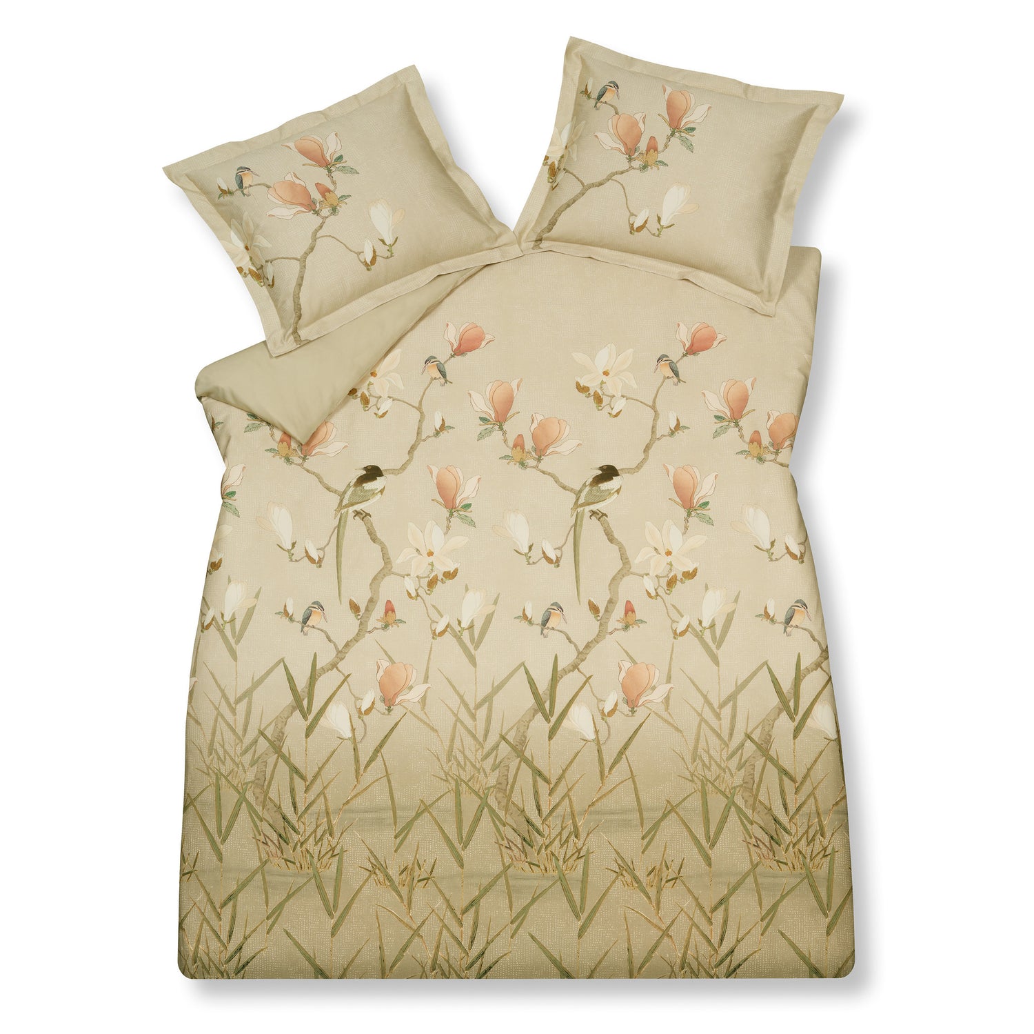 Vandyck Dekbedovertrek MAGNOLIA SKY Natural 240x220 cm (satijnkatoen)