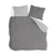 Byrklund - Dekbedovertrek Side Way - 240x220 - Antraciet | Licht Grijs