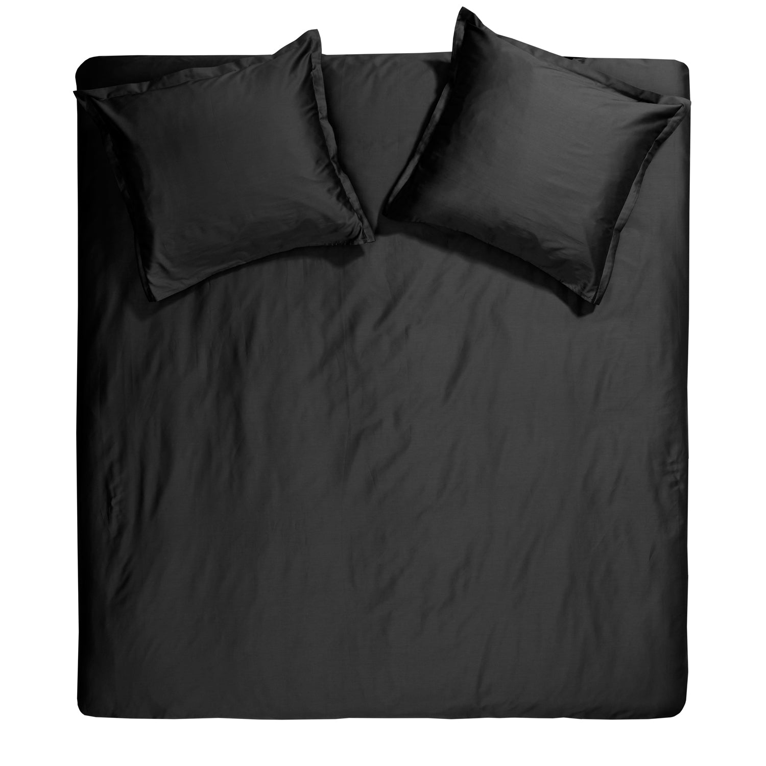Cinderella dekbedovertrek Satijn - 260x200|220 cm - Zwart