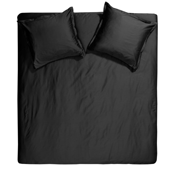 Cinderella dekbedovertrek Satijn - 260x200|220 cm - Zwart