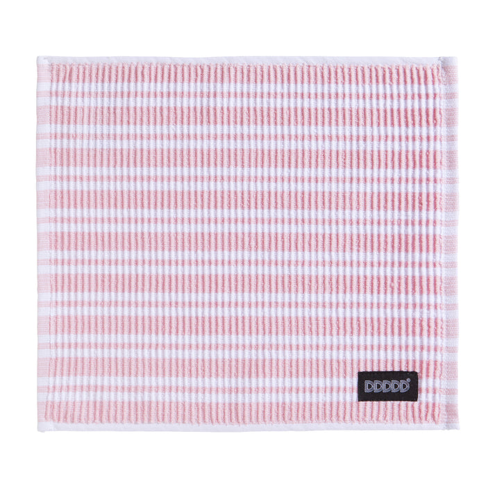 DDDDD vaatdoek Basic Clean - 30x30cm - Pastelroze gestreept - 4 stuks