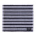 DDDDD vaatdoek Basic Clean - 30x30cm - Zwart gestreept - 4 stuks