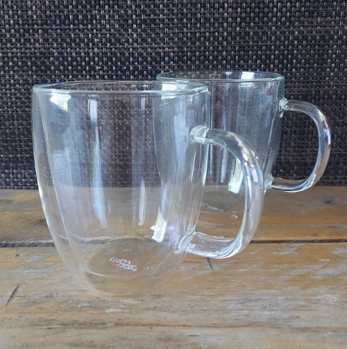 Theeglazen Dubbelwandig, set van 2 - Maxxo