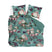 Byrklund - Dekbedovertrek Flowers United - 240x220 - Turquoise