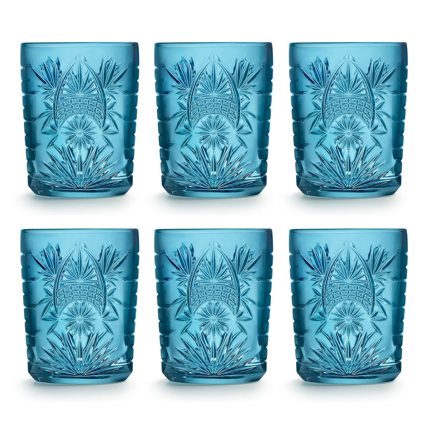 Libbey Waterglas Atik Petrol Blue 0,35 L - 6 st.