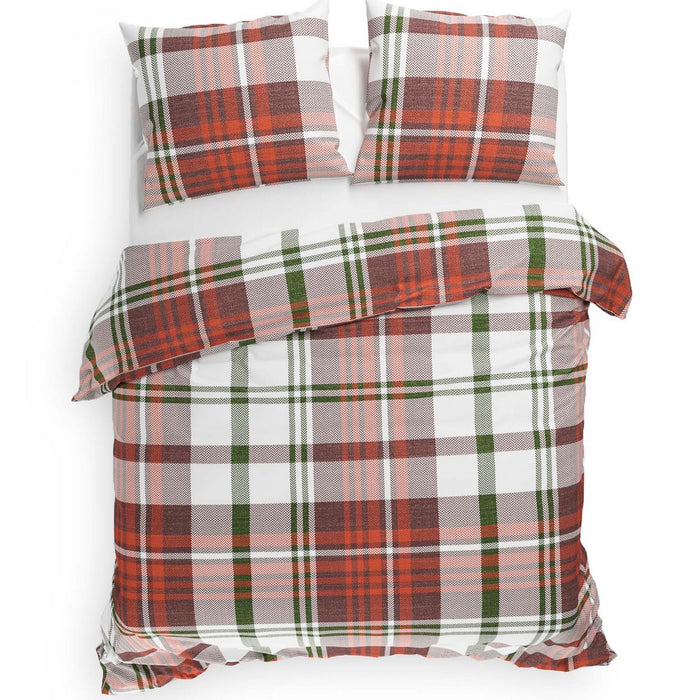 Heckett Lane Dekbedovertrek Flanel Kabil - multi