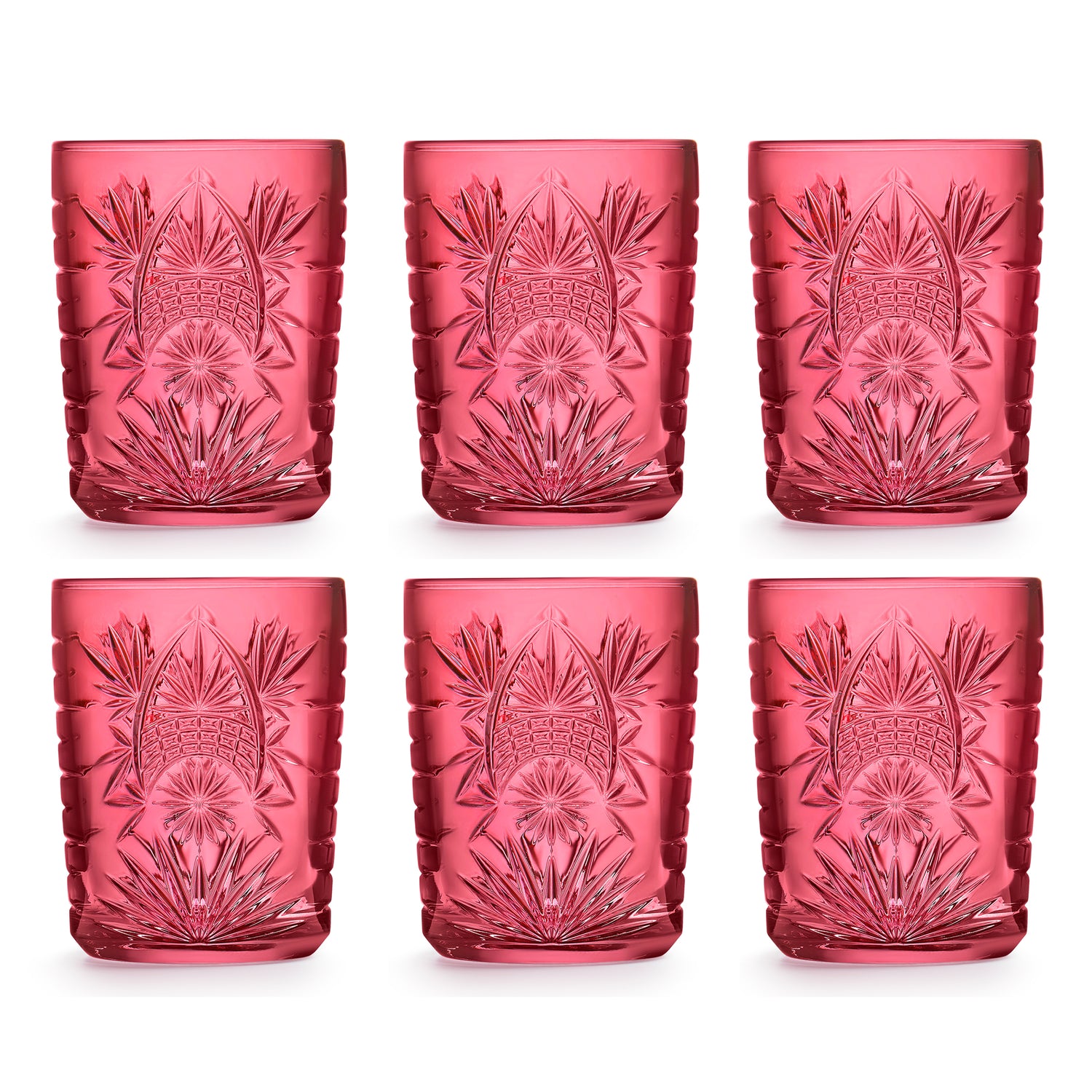 Libbey Waterglas Atik Candy Pink 0,35 L - 6 st.